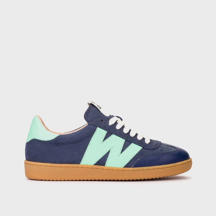 Nubia | Navy Blue - Mint | Wonders | Trainers | Jenny Shoo Bootique