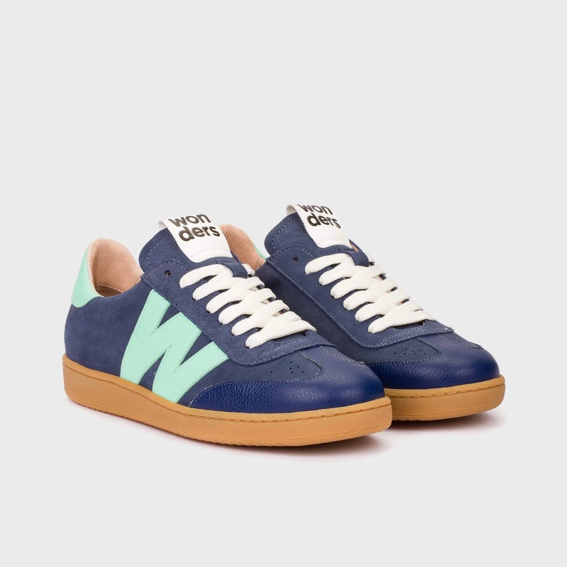 Nubia | Navy Blue - Mint | Wonders | Trainers | Jenny Shoo Bootique