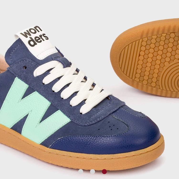 Nubia | Navy Blue - Mint | Wonders | Trainers | Jenny Shoo Bootique