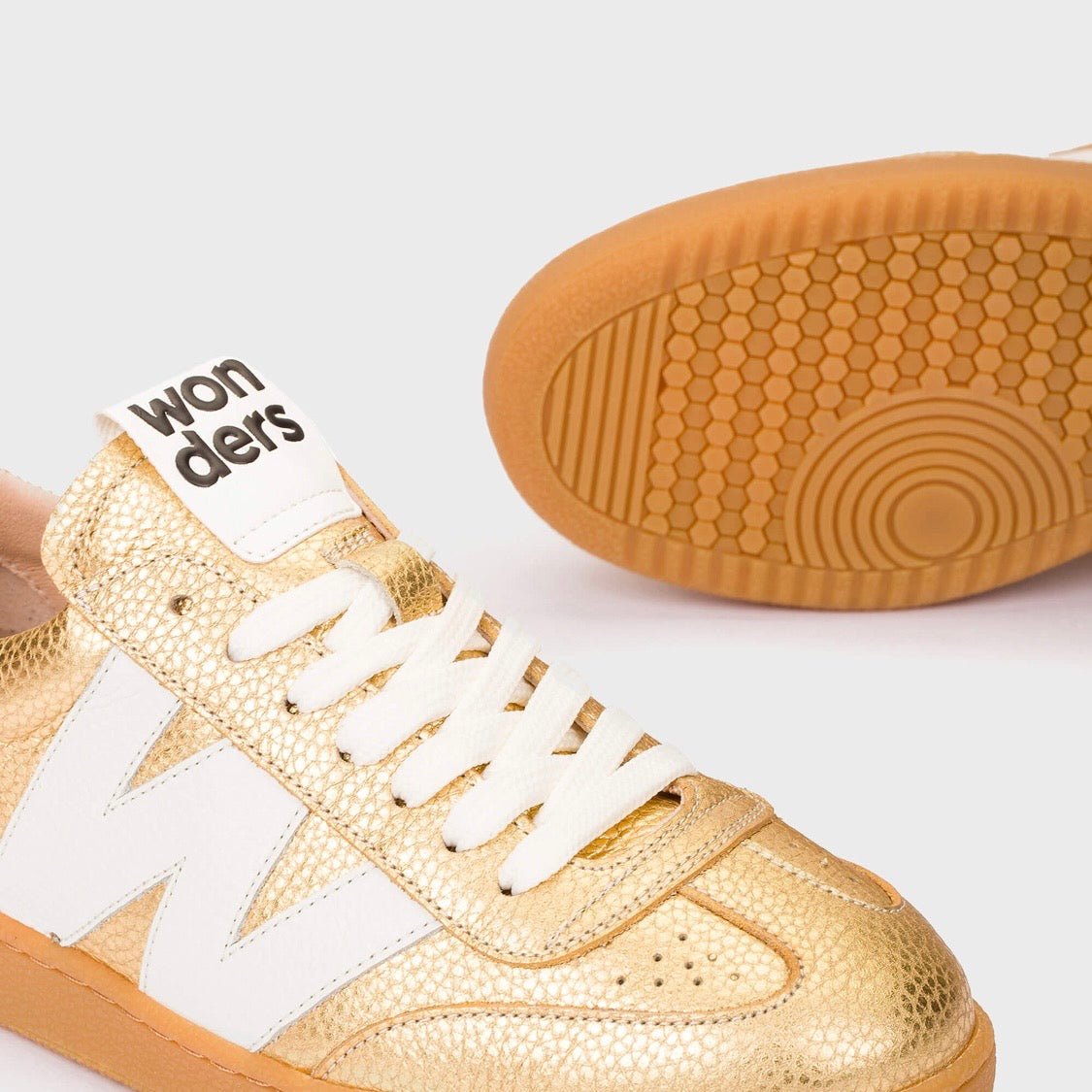 Nubia | Gold - Off White | Wonders | Trainers | Jenny Shoo Bootique