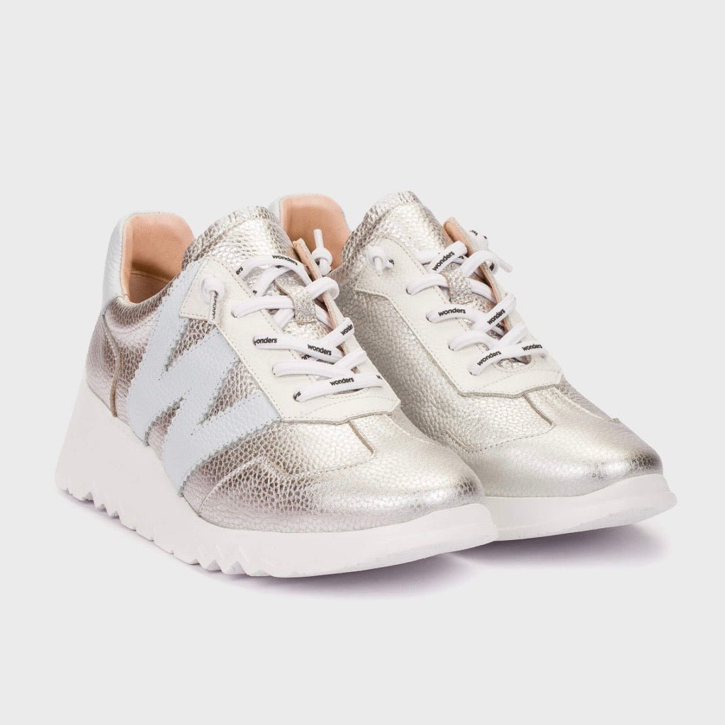 Kyoto | Silver - Ice Blue | Wonders | Trainers | Jenny Shoo Bootique