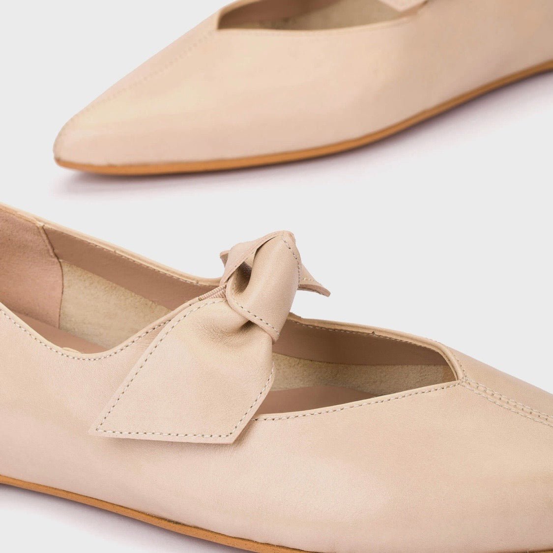 Triana Bow | Beige | Wonders | Flats | Jenny Shoo Bootique