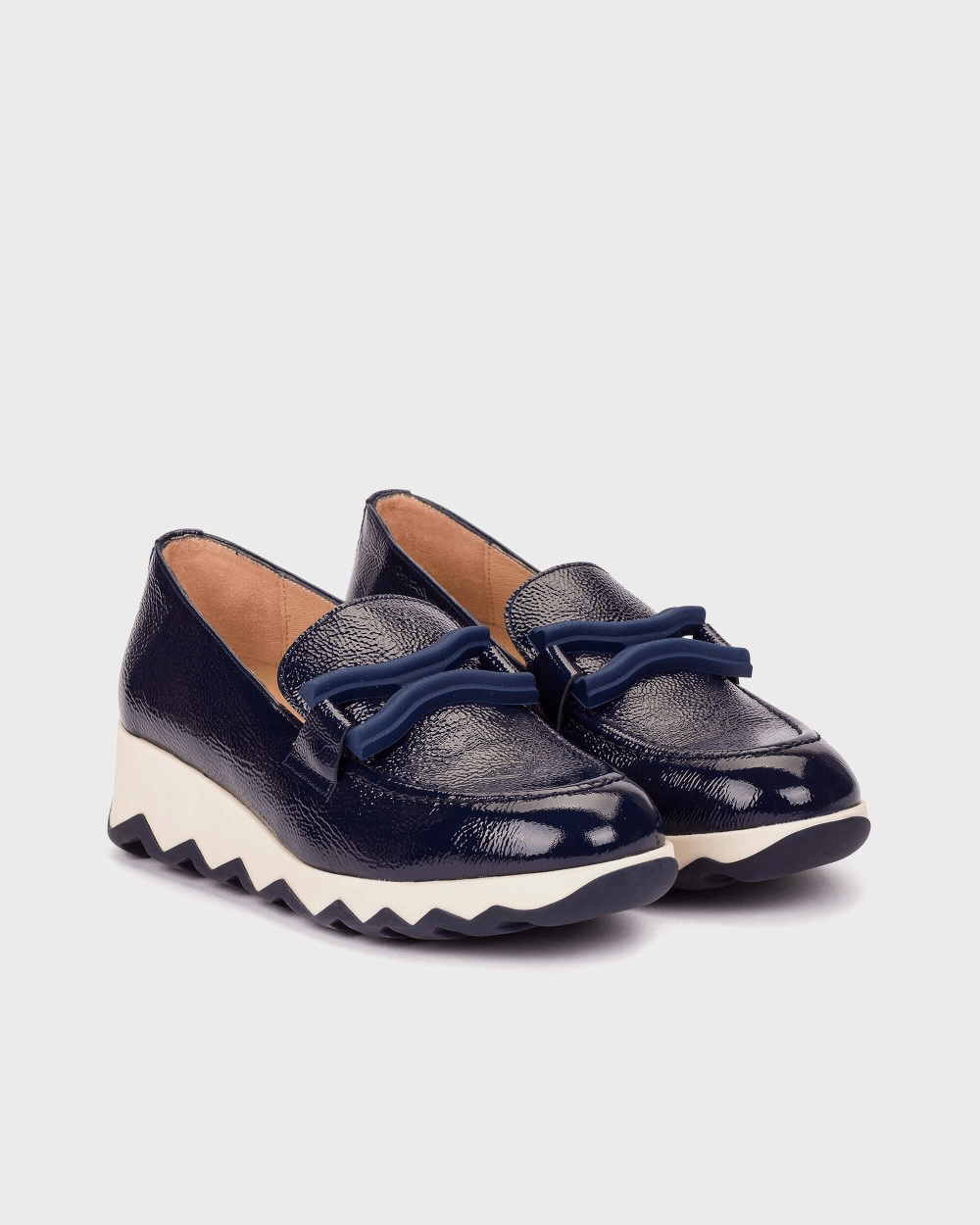 Simon | Navy | Wonders | Wedges | Jenny Shoo Bootique