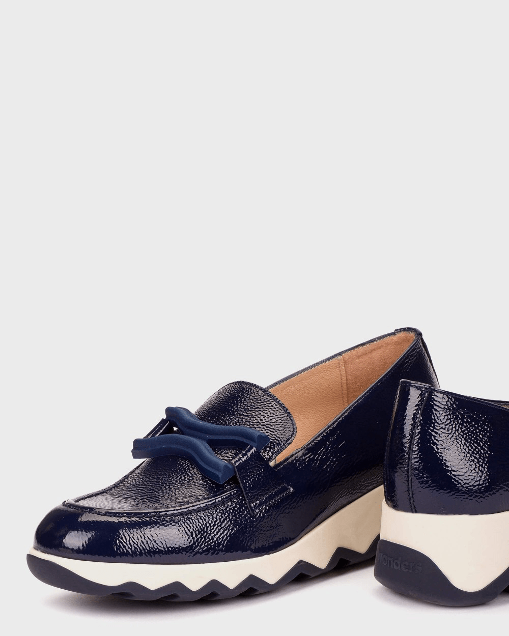 Simon | Navy | Wonders | Wedges | Jenny Shoo Bootique