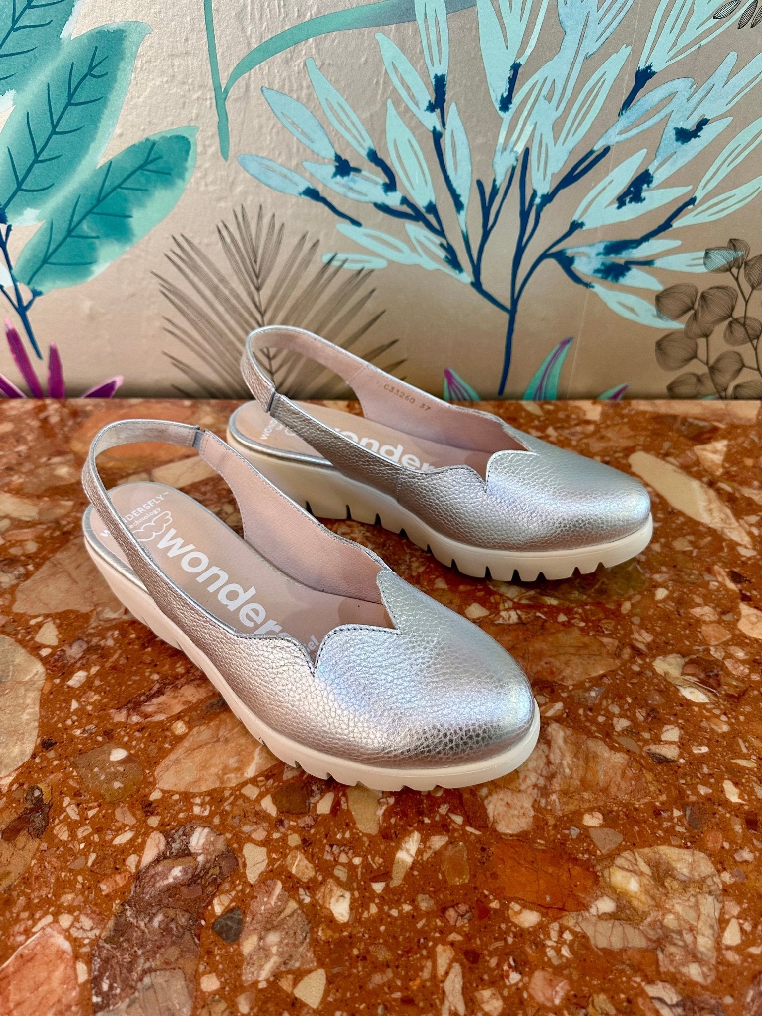 Abril | Silver | Wonders | Wedges | Jenny Shoo Bootique