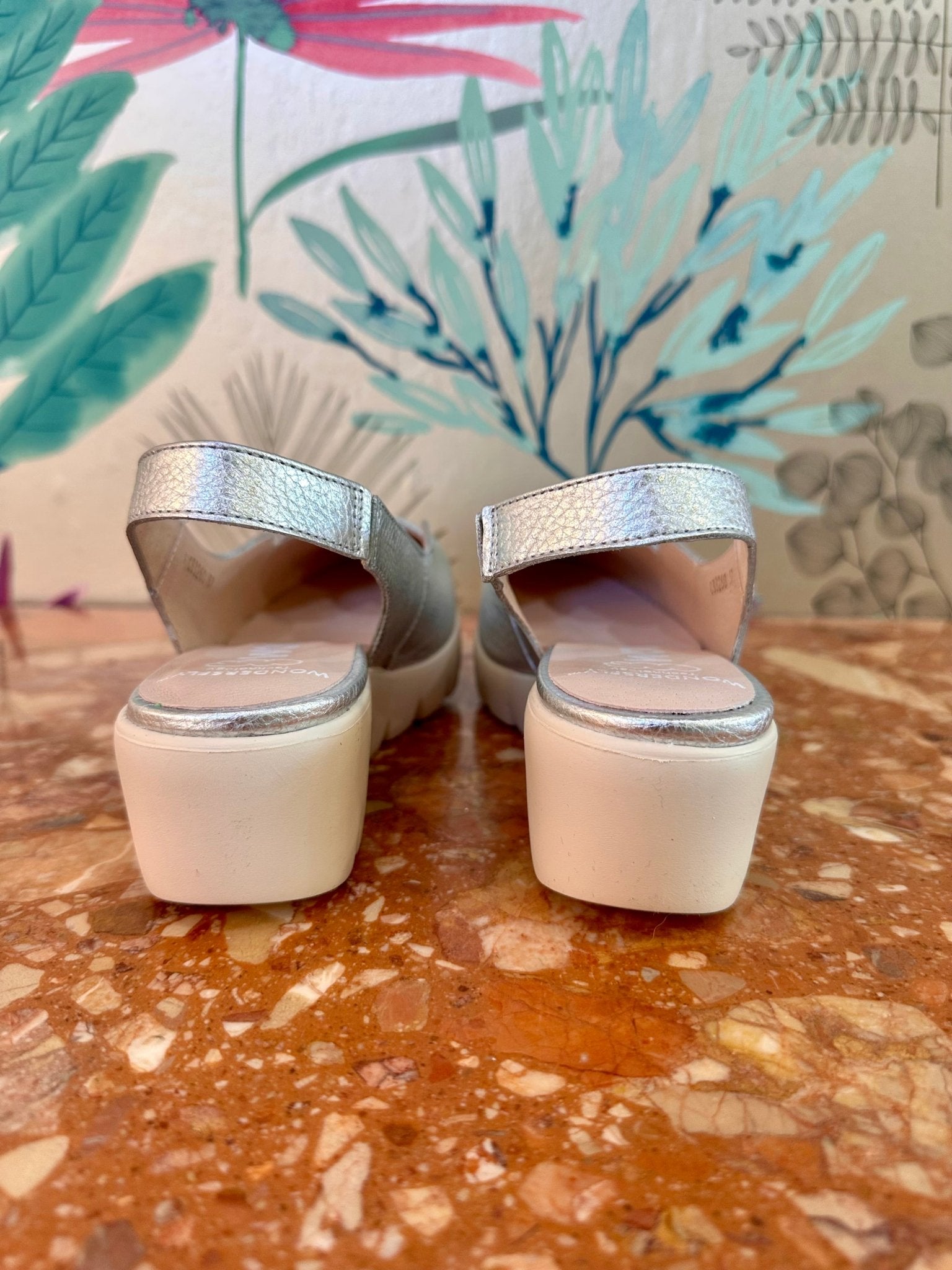 Abril | Silver | Wonders | Wedges | Jenny Shoo Bootique