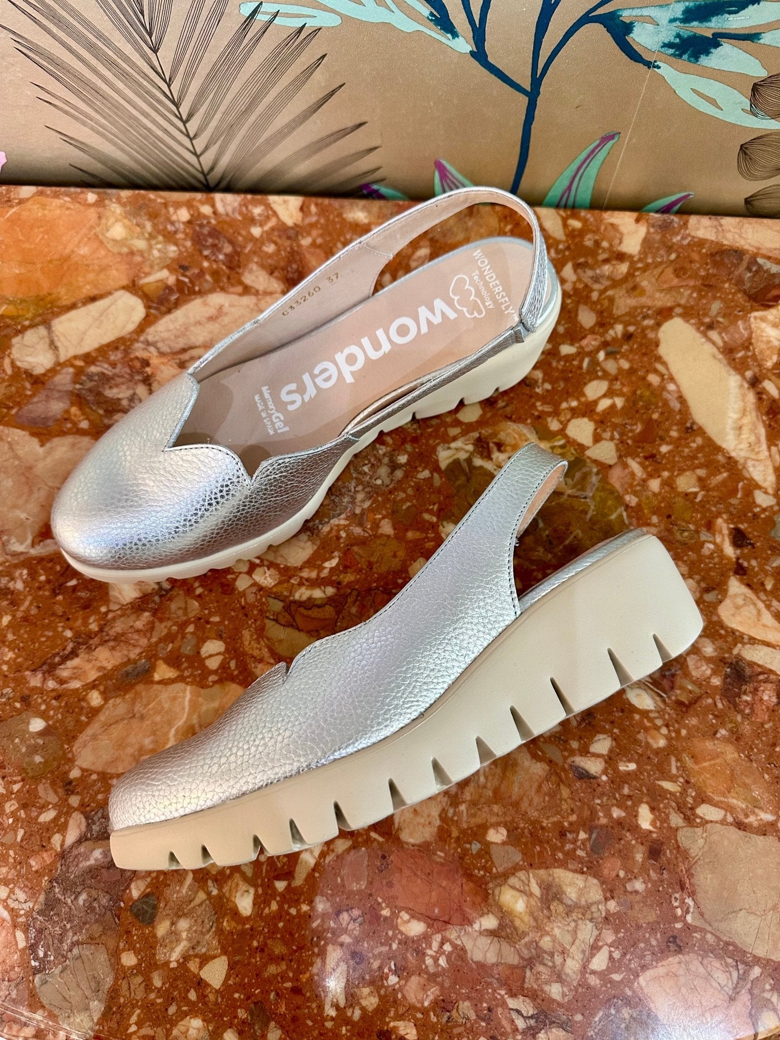 Abril | Silver | Wonders | Wedges | Jenny Shoo Bootique