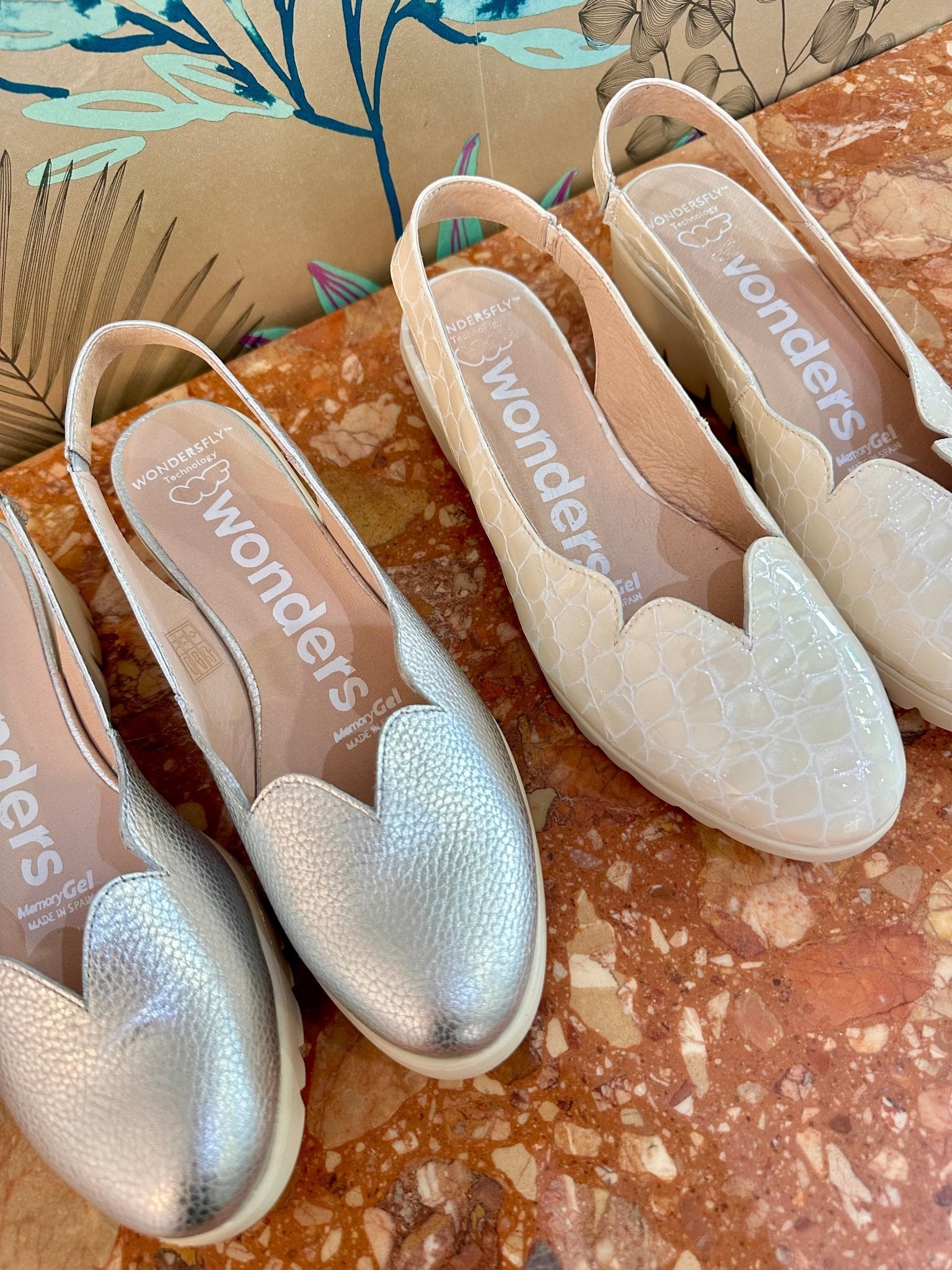 Abril | Silver | Wonders | Wedges | Jenny Shoo Bootique