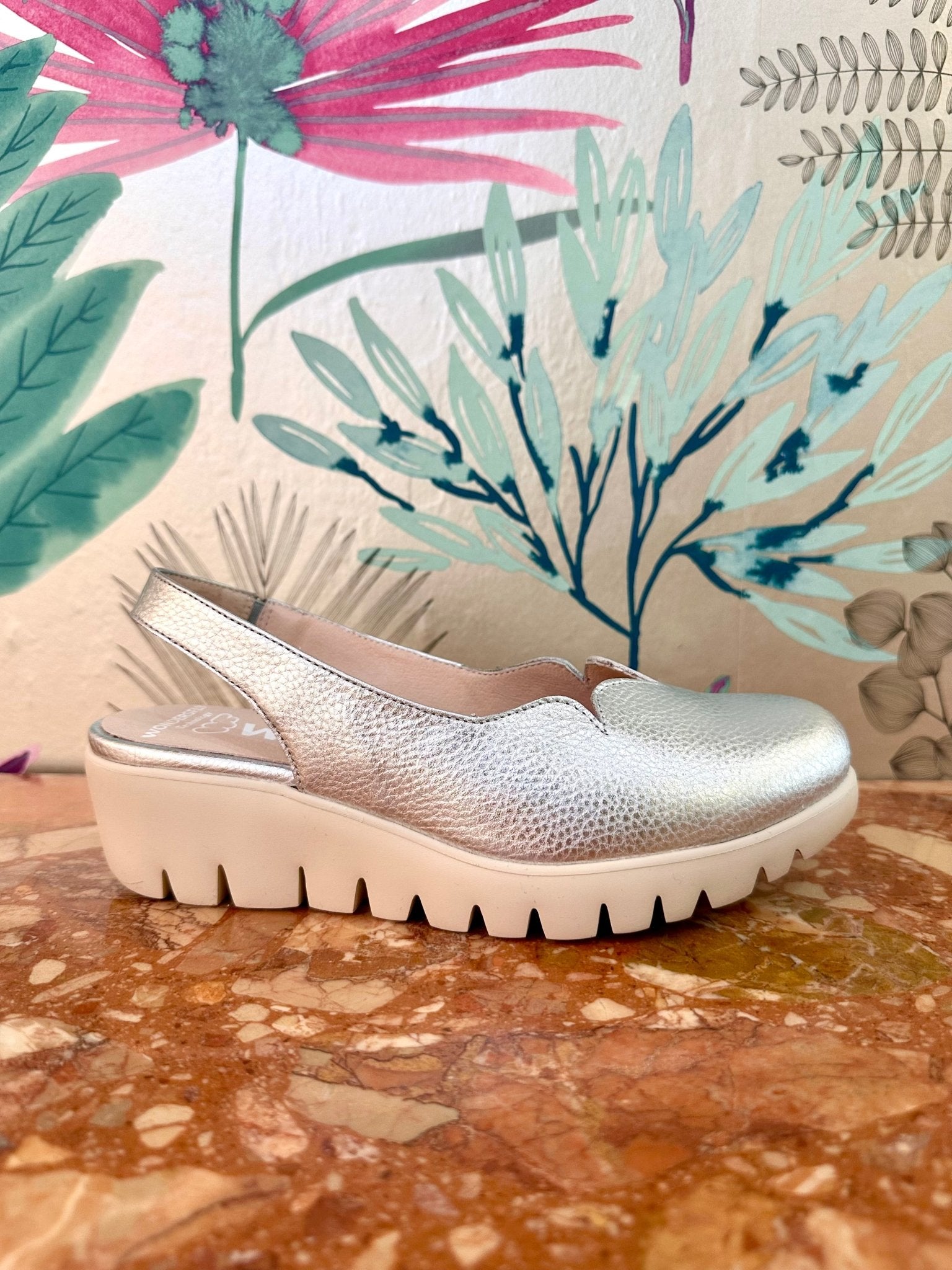 Abril | Silver | Wonders | Wedges | Jenny Shoo Bootique