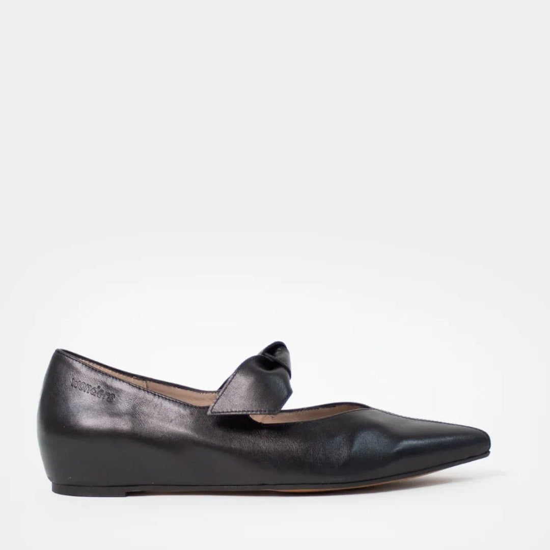 Triana Bow | Black | Wonders | Flats | Jenny Shoo Bootique