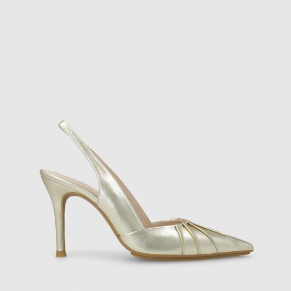 Safine Champagne Gold LODI Heels Jenny Shoo Bootique