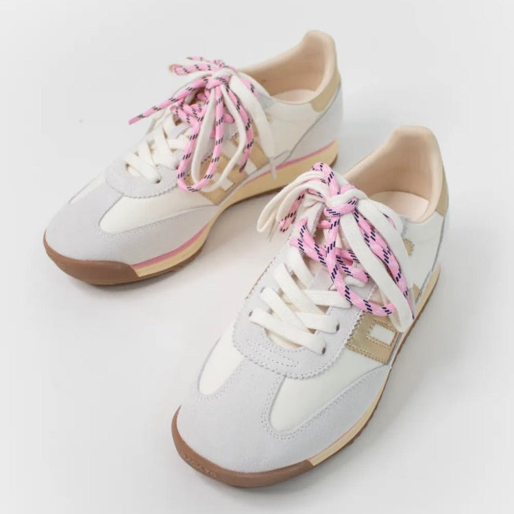 Jogger | Off White - Gold - Pink | Back 70 | Trainers | Jenny Shoo Bootique
