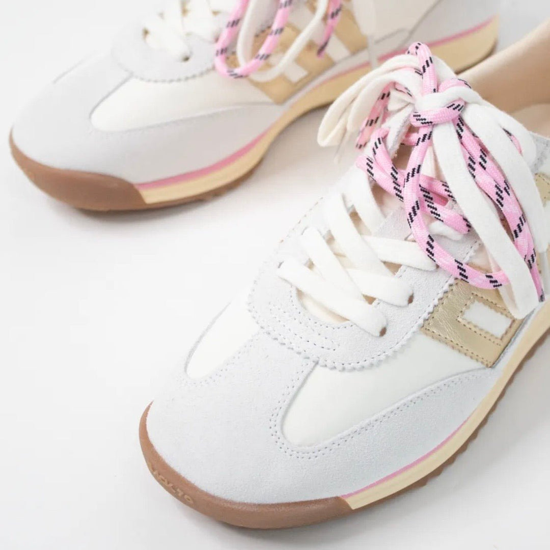 Jogger | Off White - Gold - Pink | Back 70 | Trainers | Jenny Shoo Bootique