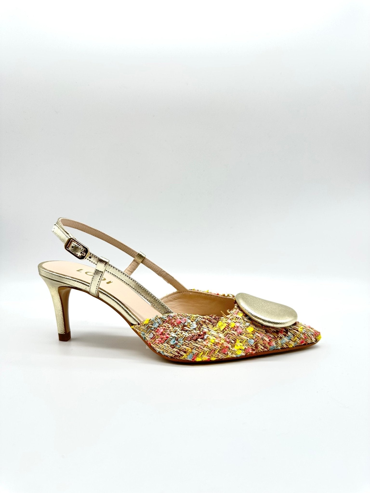 Nivis | Gold - Multi | LODI | Heels | Jenny Shoo Bootique