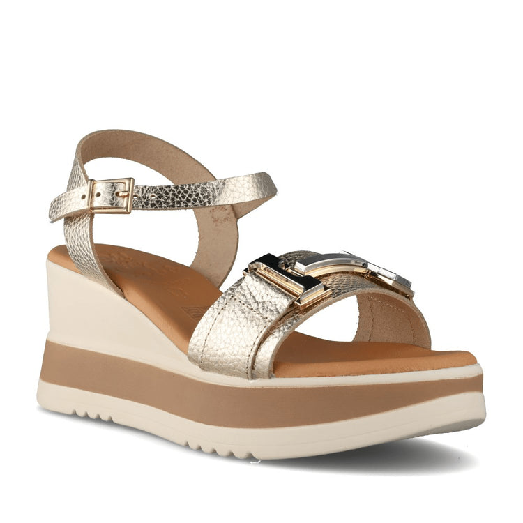 5981 | Gold | Oh! My Sandals | Sandals | Jenny Shoo Bootique