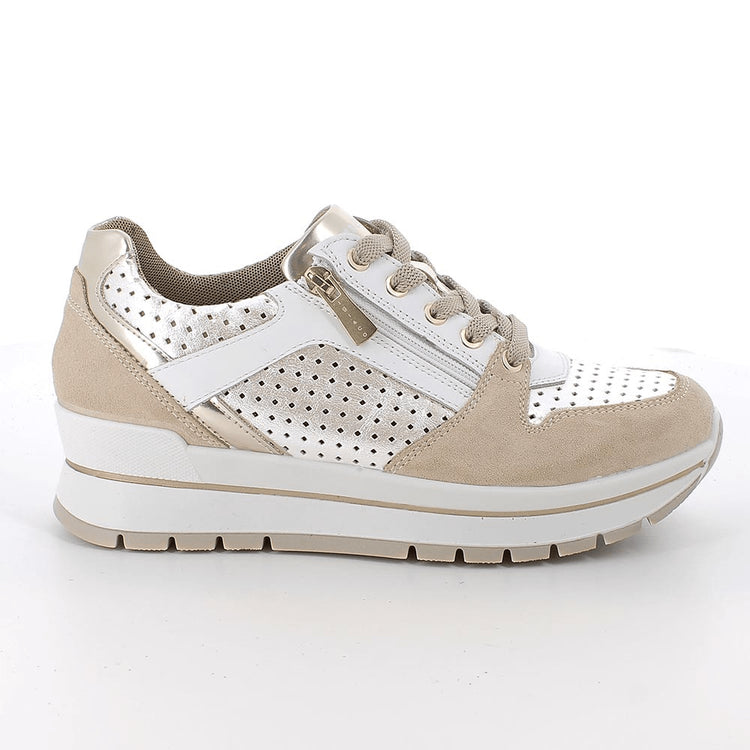Purdy | Beige - Gold | IGI & CO | Trainers | Jenny Shoo Bootique