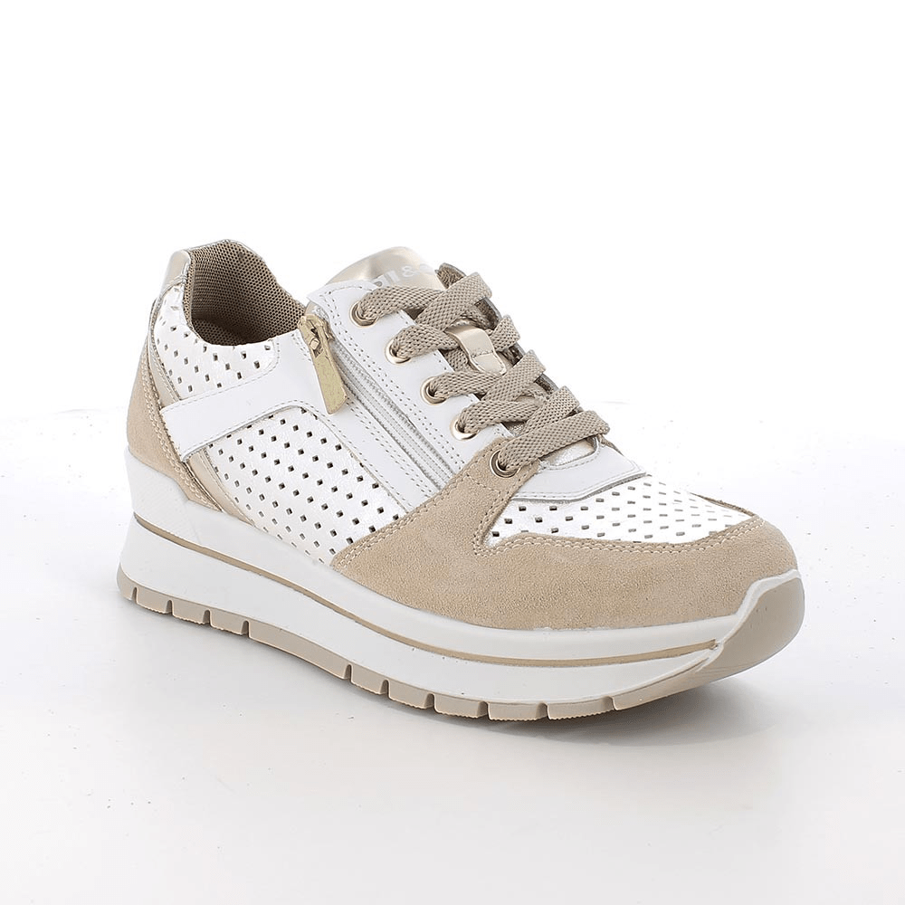 Purdy | Beige - Gold | IGI & CO | Trainers | Jenny Shoo Bootique