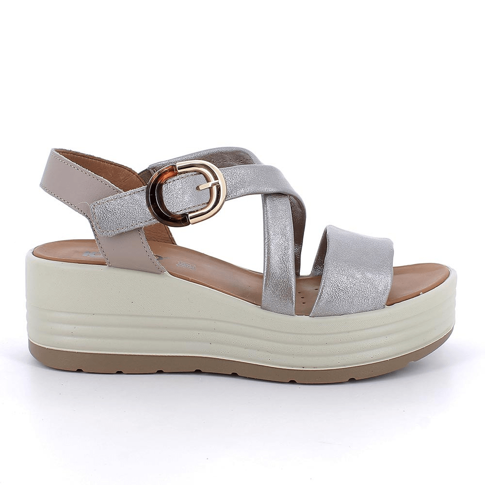 Purdy | Taupe Metallic | IGI & CO | Sandals | Jenny Shoo Bootique