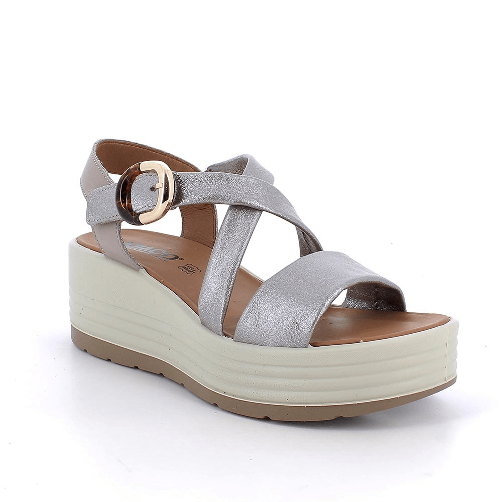 Purdy | Taupe Metallic | IGI & CO | Sandals | Jenny Shoo Bootique