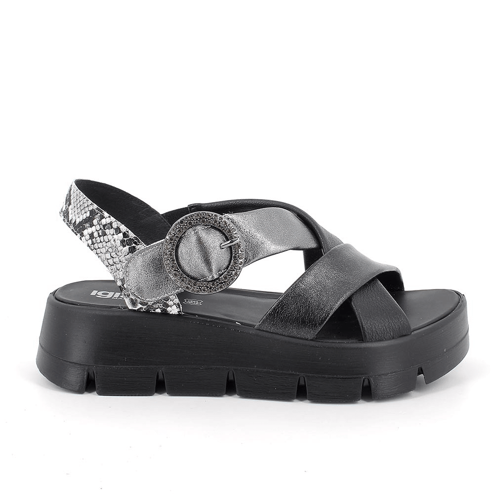 Pippa | Black | IGI & CO | Sandals | Jenny Shoo Bootique