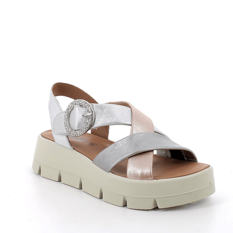 Pippa | Silver - Pink | IGI & CO | Sandals | Jenny Shoo Bootique