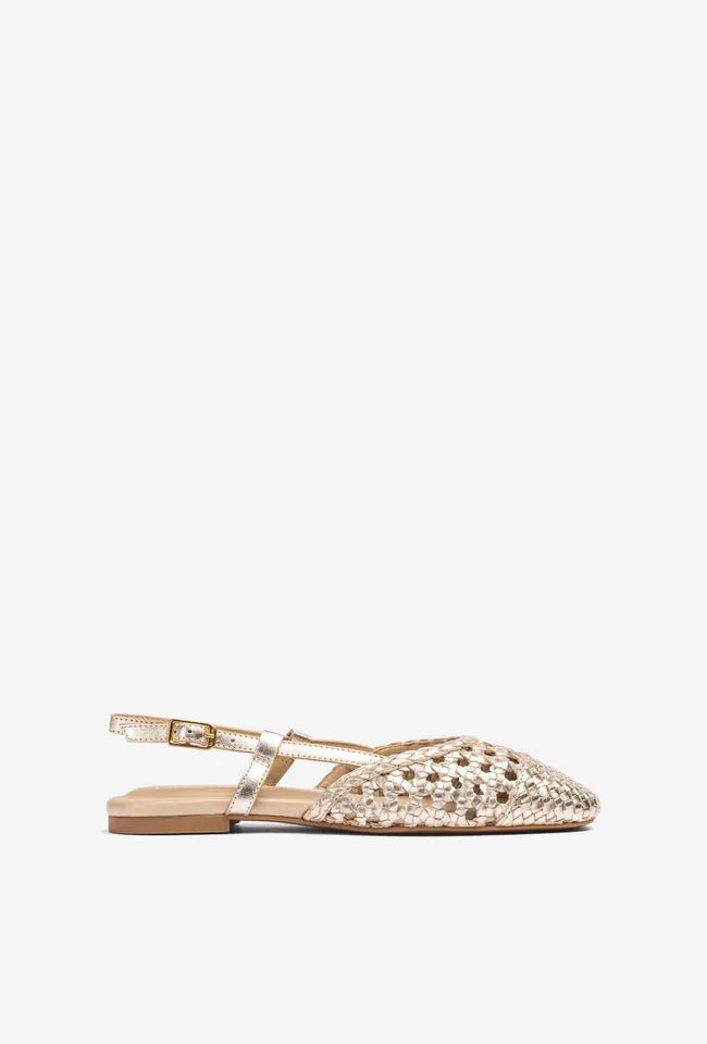 Badri | Gold | Unisa | Flats | Jenny Shoo Bootique