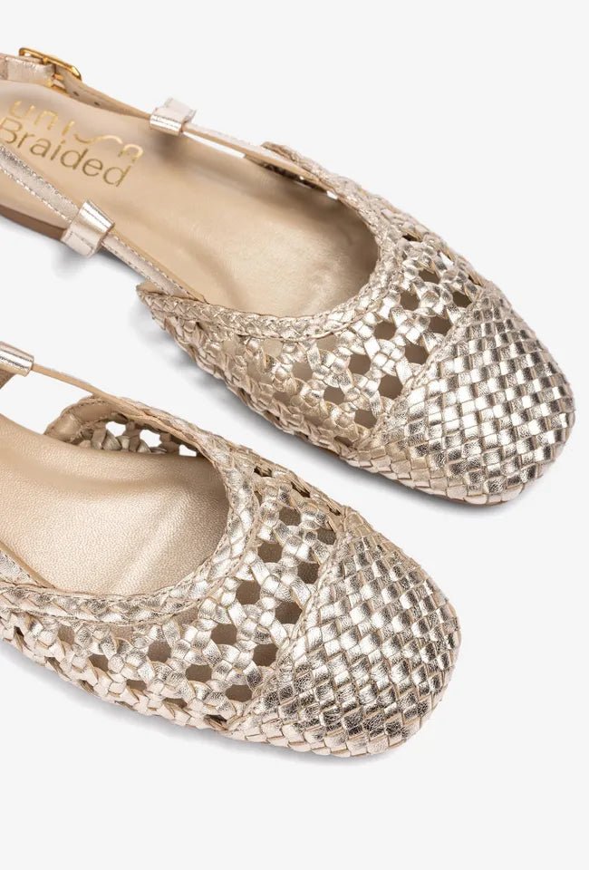 Badri | Gold | Unisa | Flats | Jenny Shoo Bootique