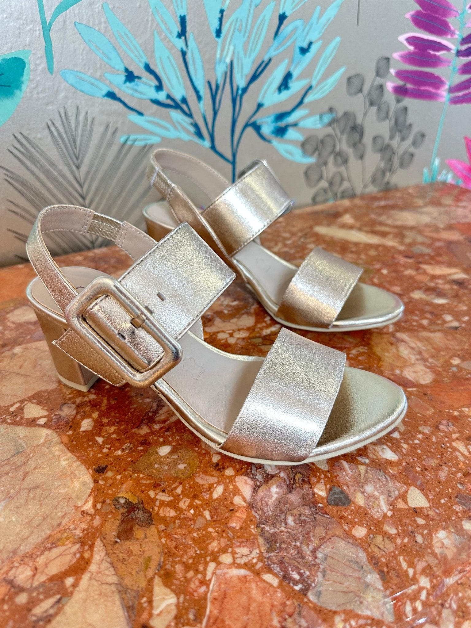 Serena | Gold | Caprice | Sandals | Jenny Shoo Bootique