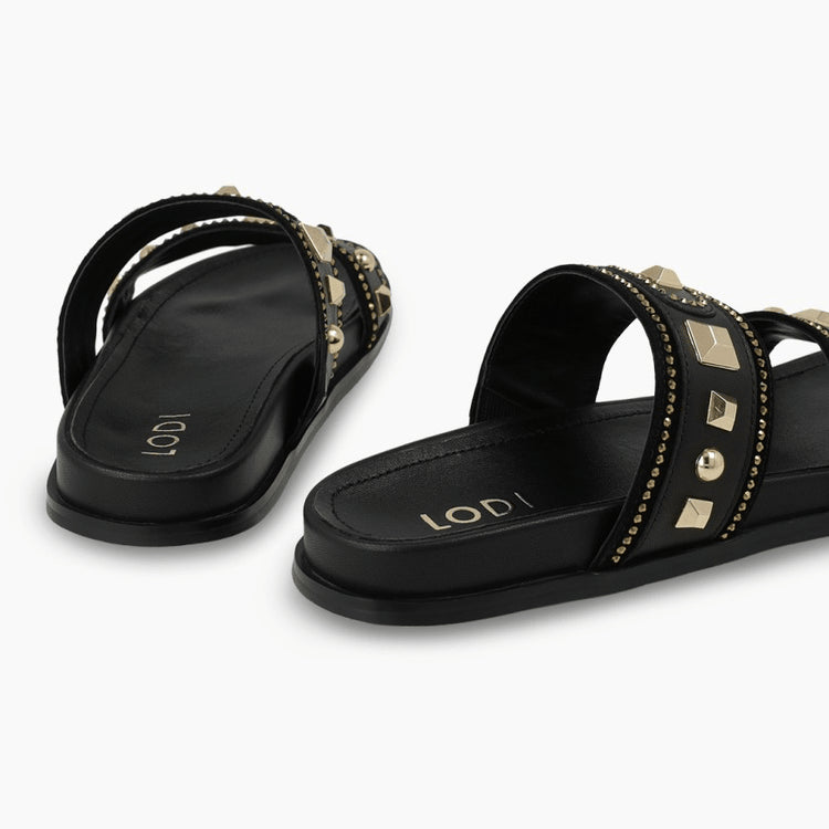 Pol | Black | LODI | Mules | Jenny Shoo Bootique