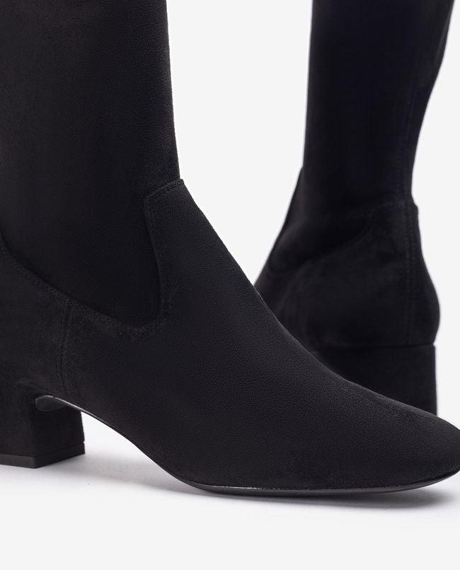 Lapes | Black Suede | Unisa | Long Boots | Jenny Shoo Bootique