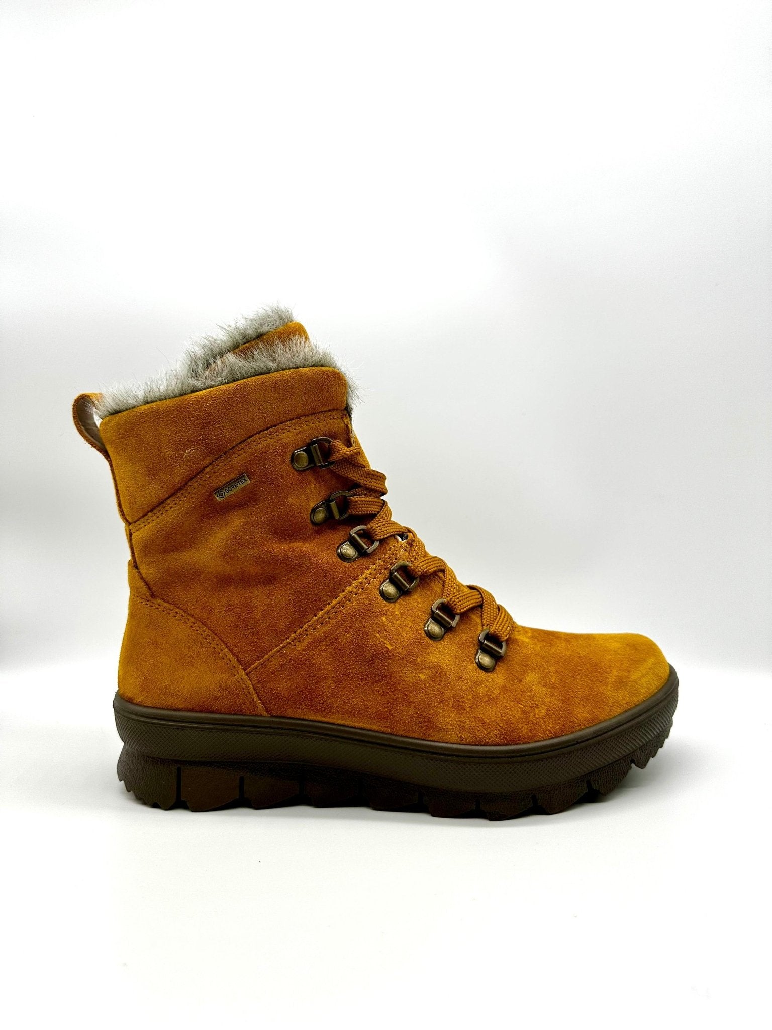Novara Suede | Mustard GORTEX | Legero | Ankle Boots | Jenny Shoo Bootique