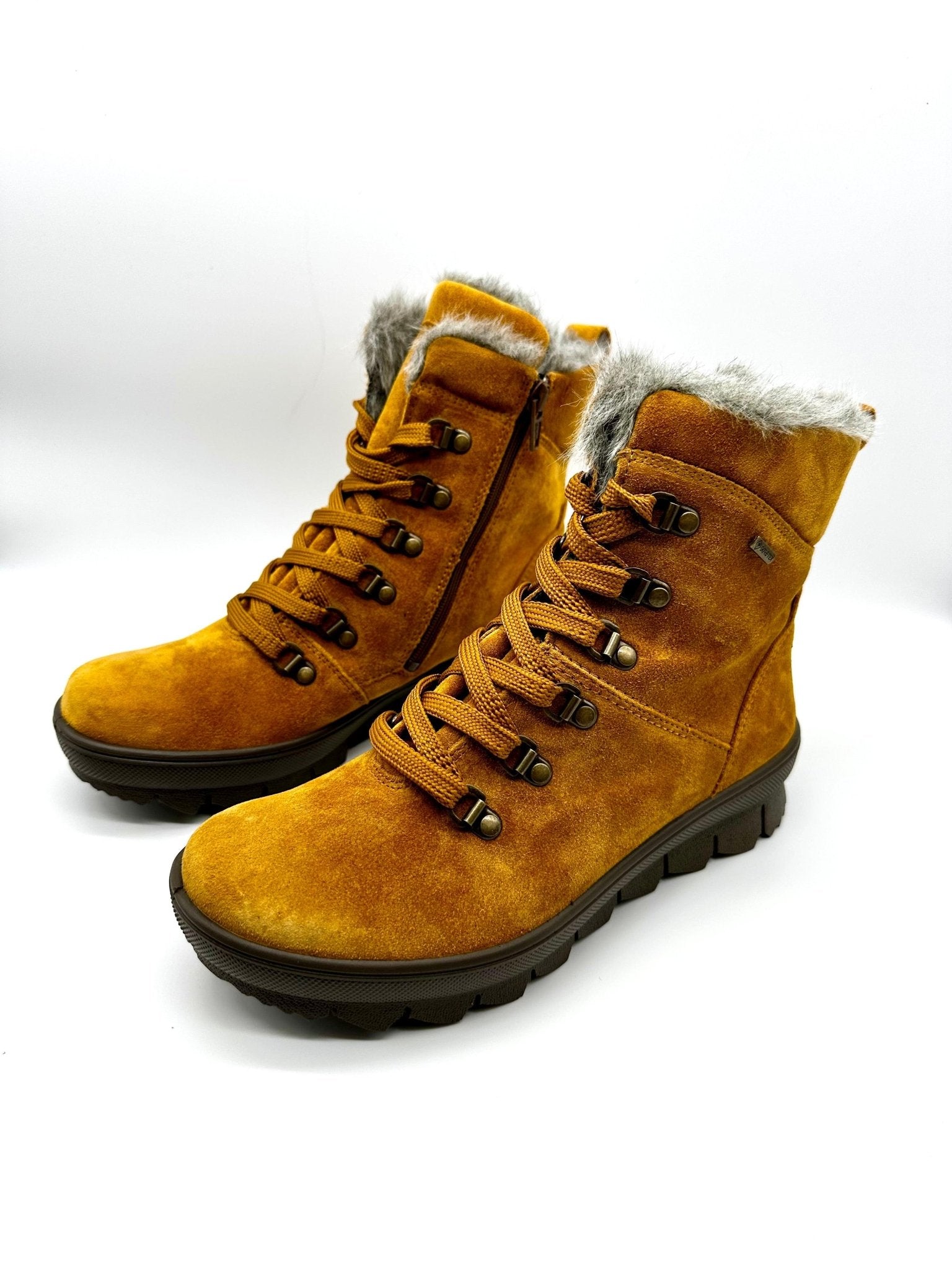 Novara Suede | Mustard GORTEX | Legero | Ankle Boots | Jenny Shoo Bootique