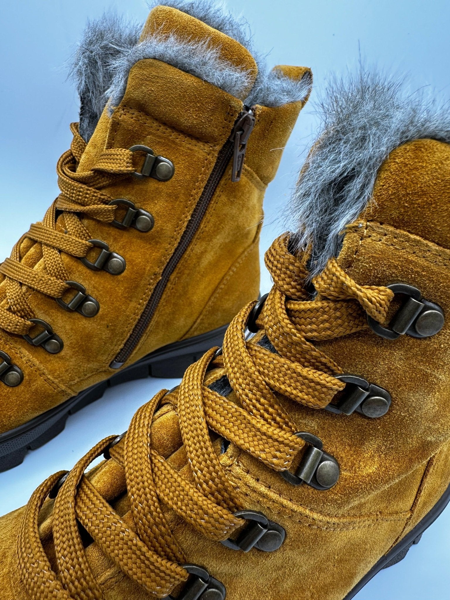 Novara Suede | Mustard GORTEX | Legero | Ankle Boots | Jenny Shoo Bootique