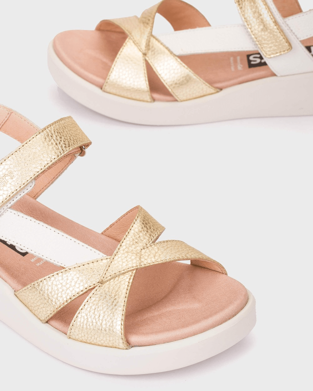Mar 52| Gold - White | Wonders | Sandals | Jenny Shoo Bootique