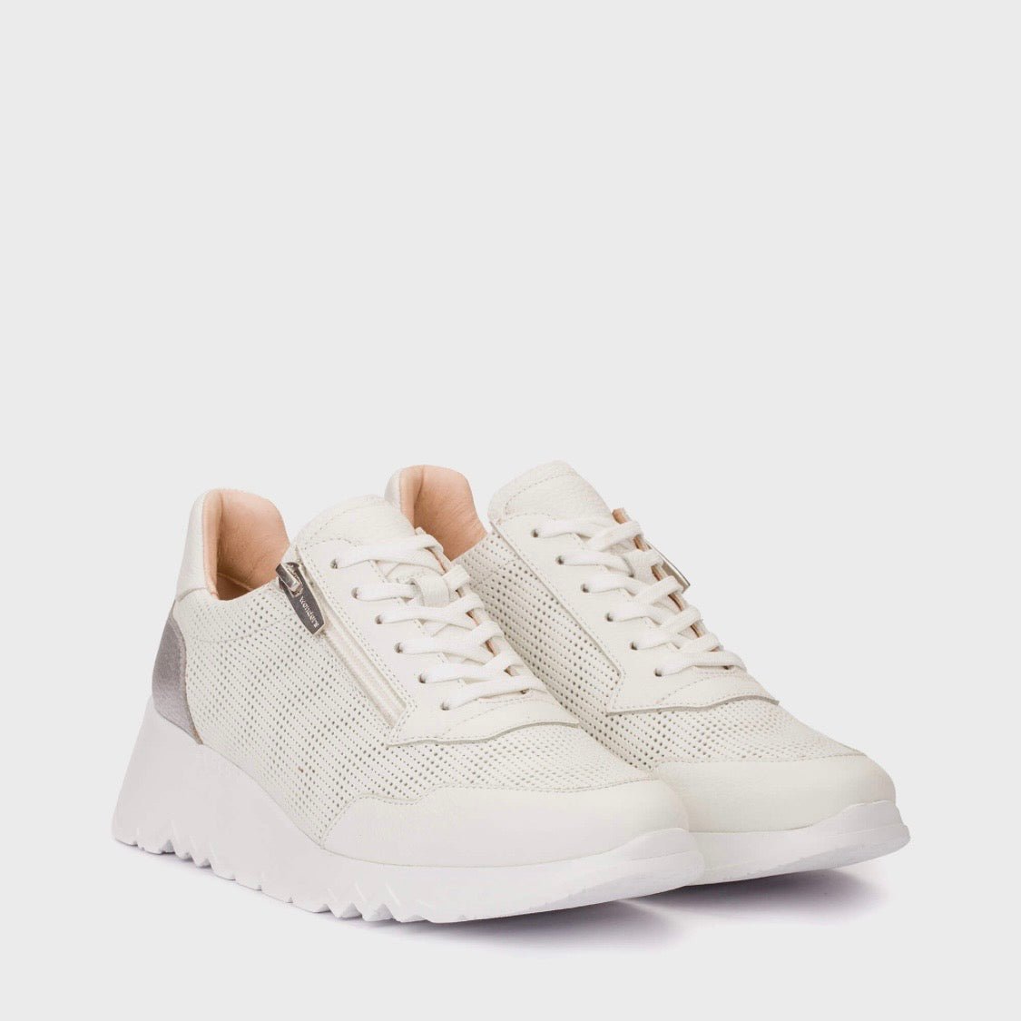 Kyoto With Zip | White | Wonders | Trainers | Jenny Shoo Bootique