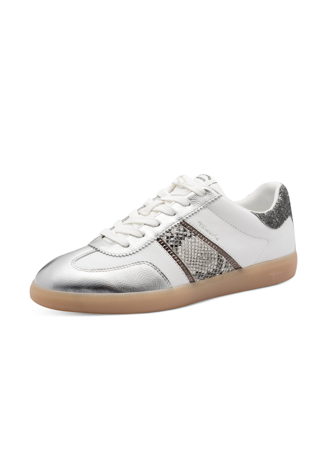 Catch | White - Silver | Tamaris | Trainers | Jenny Shoo Bootique