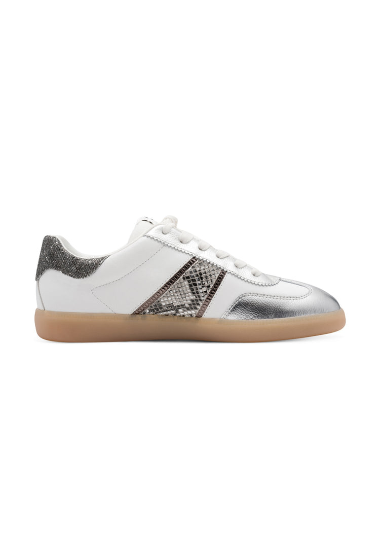 Catch | White - Silver | Tamaris | Trainers | Jenny Shoo Bootique