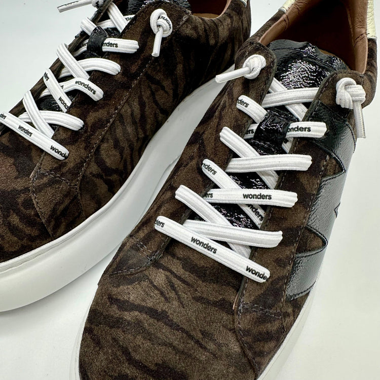 Ellen | Zebra Grey/ Black | Wonders | Trainers | Jenny Shoo Bootique
