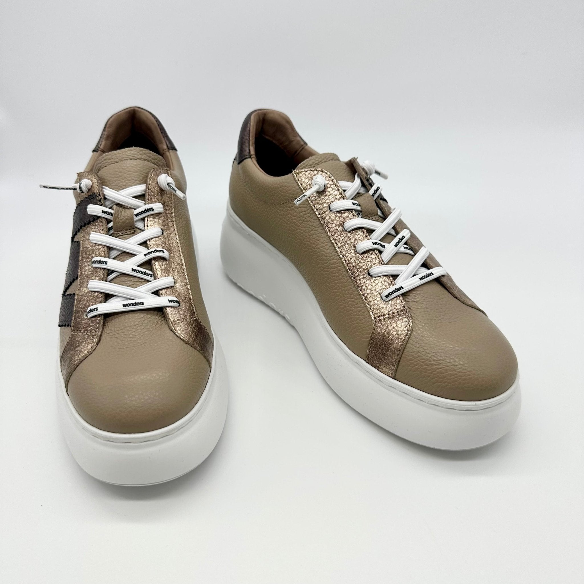 Ellen | Taupe/Bronze | Wonders | Trainers | Jenny Shoo Bootique