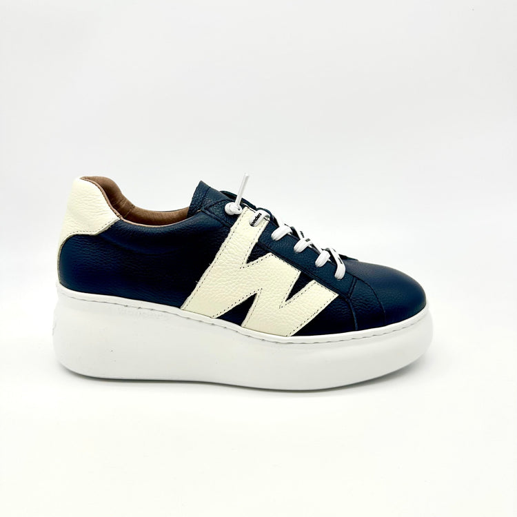 Ellen | Navy/Cream | Wonders | Trainers | Jenny Shoo Bootique