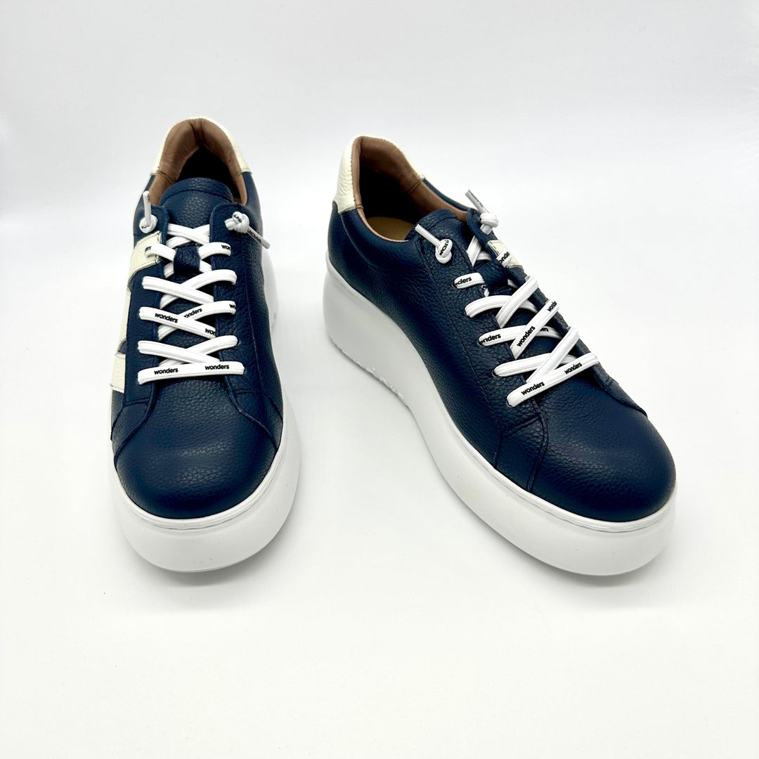 Ellen | Navy/Cream | Wonders | Trainers | Jenny Shoo Bootique