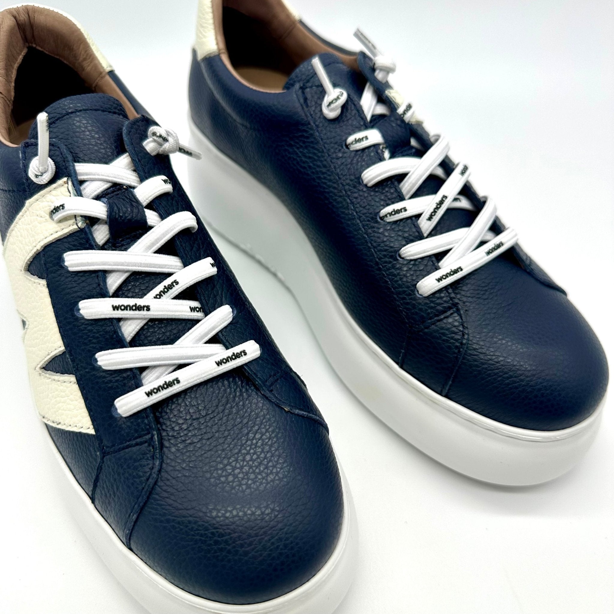Ellen | Navy/Cream | Wonders | Trainers | Jenny Shoo Bootique