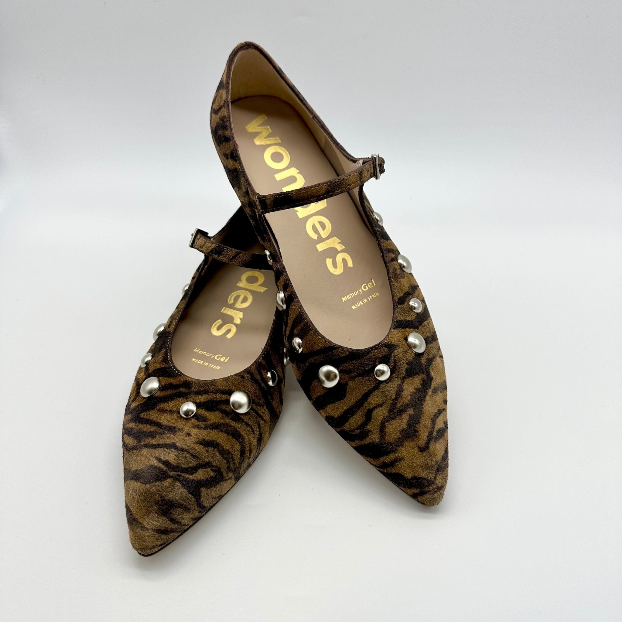 Triana | Zebra Tan/Black | Wonders | Flats | Jenny Shoo Bootique