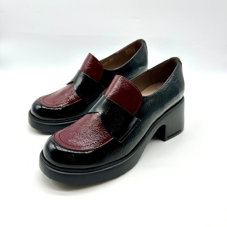 Flytres | Black - Burgundy | Wonders | Heels | Jenny Shoo Bootique
