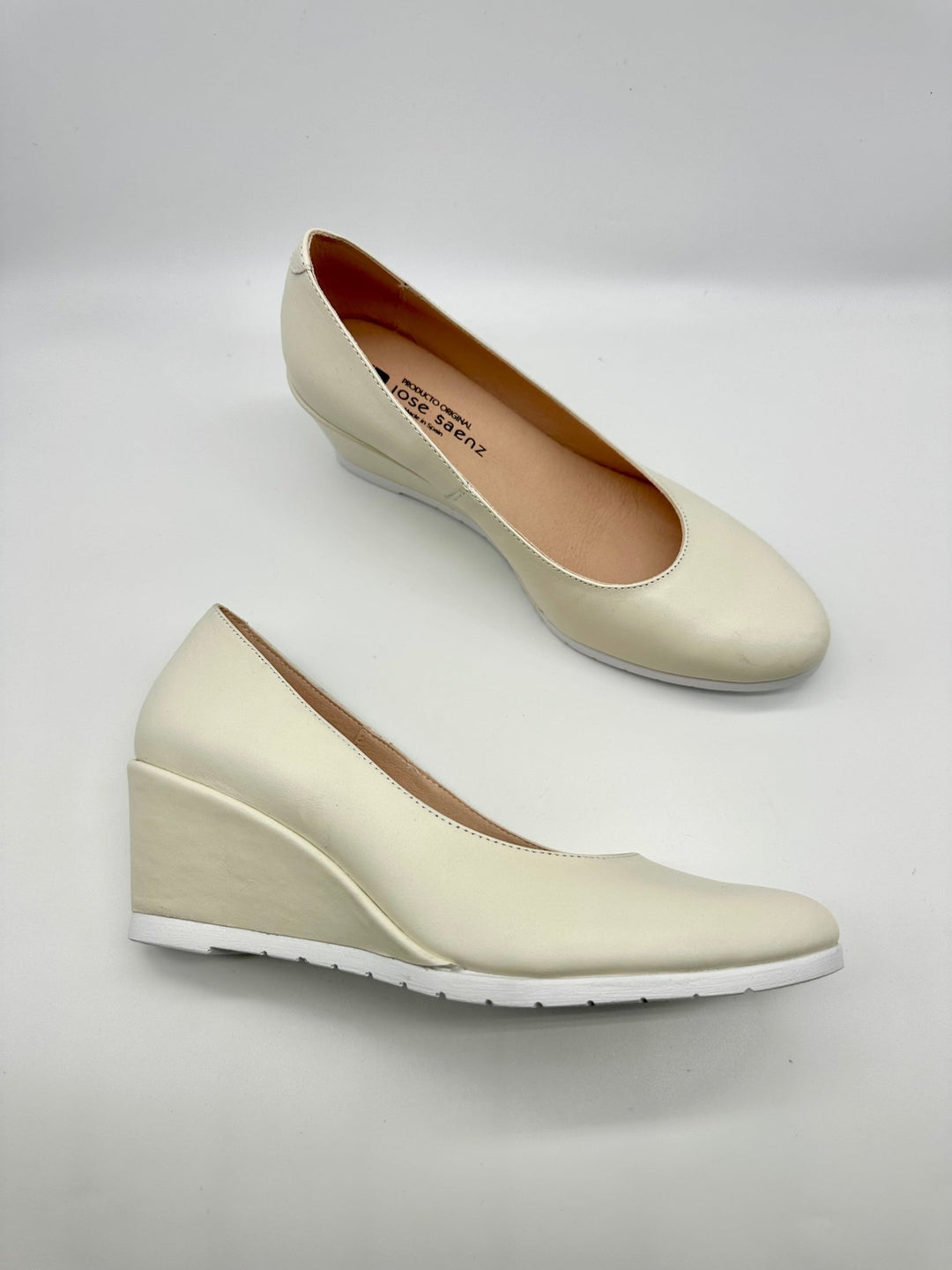 Summer | Cream | Jose Saenz | Wedges | Jenny Shoo Bootique