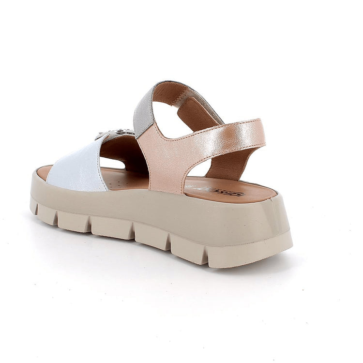 Penny | Silver - Nude | IGI & CO | Sandals | Jenny Shoo Bootique