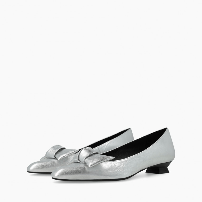 Bed | Silver | LODI | Flats | Jenny Shoo Bootique