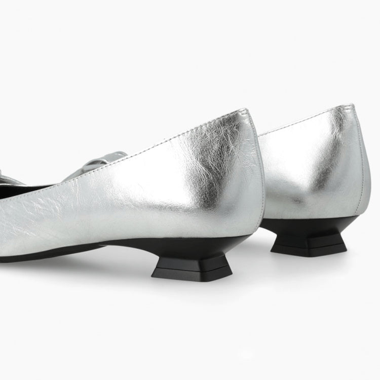 Bed | Silver | LODI | Flats | Jenny Shoo Bootique