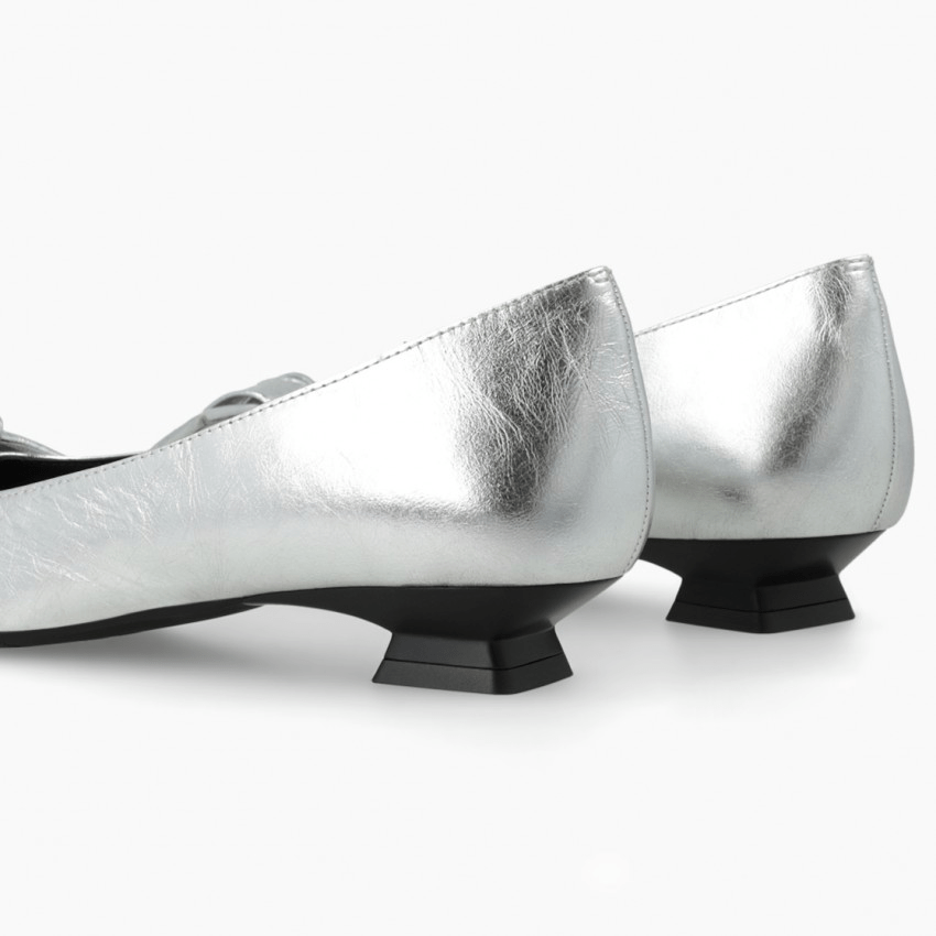 Bed | Silver | LODI | Flats | Jenny Shoo Bootique