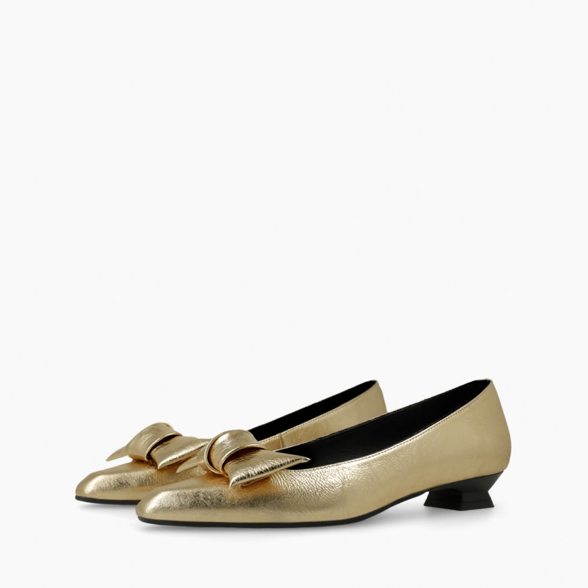 Bed| Gold | LODI | Flats | Jenny Shoo Bootique